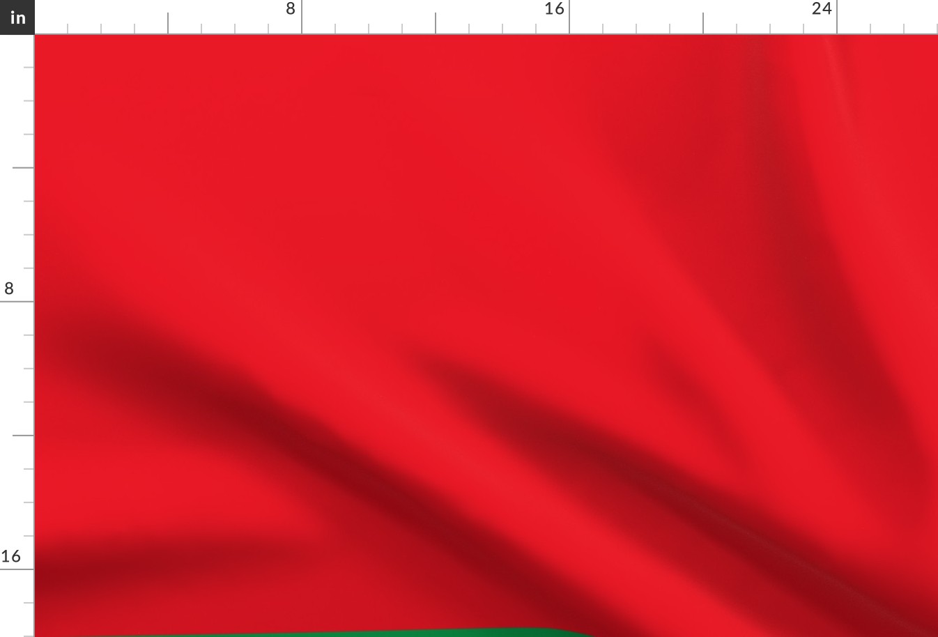 Italian Flag  - 2 yard Minky 