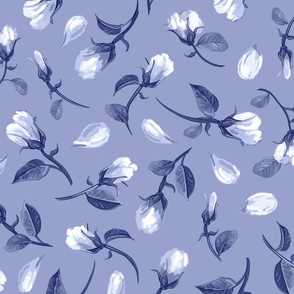 Rosebuds + Petals | Light Blue