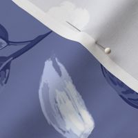 Rosebuds   Petals - Medium Blue
