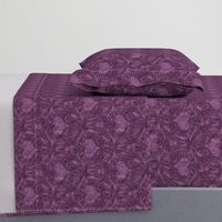 Purple Heart Damask