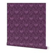 Purple Heart Damask