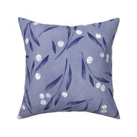 White Blueberry Dance - Medium Mottled Blue