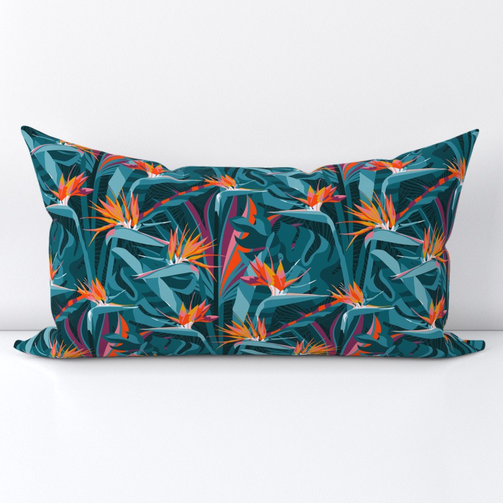 Tropical Flora Wallpaper / Small scale