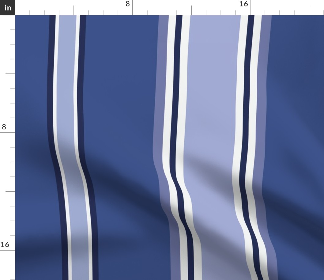 Stripes  Coordinate | Medium + Deep Blues