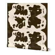 Cowhide Throw Minky size