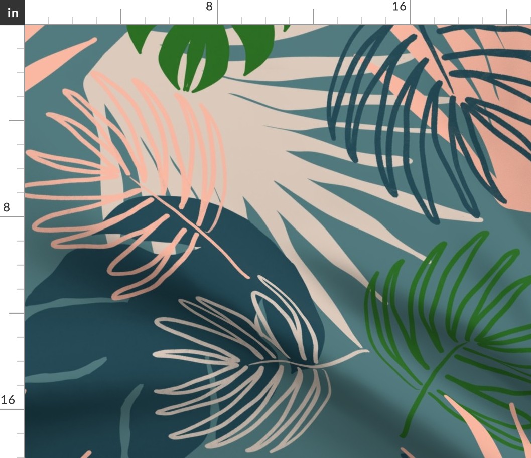 Tropical Palm Leaves