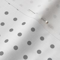 Ultimate gray quarter inch polka dot