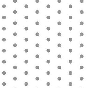 Ultimate gray quarter inch polka dot