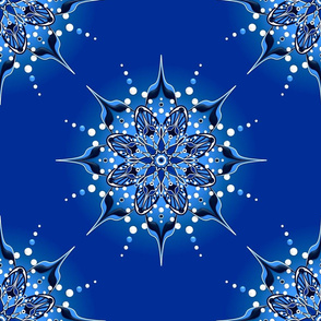 Bright Blue Mandala