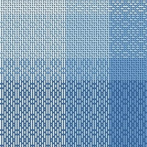 Blue Textured  Plaids , Tartans , Checks  29.04in x 29.04in
