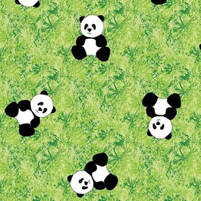Panda Tumbles - Bamboo Green
