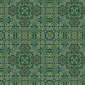 William Morris Tribute Green Smaller Scale