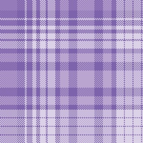 Lilac Plaids , Tartans , Checks  18.84in x 18.84in