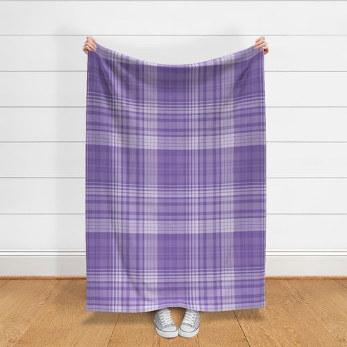 Lilac Plaids , Tartans , Checks  21.1in x 22.9in