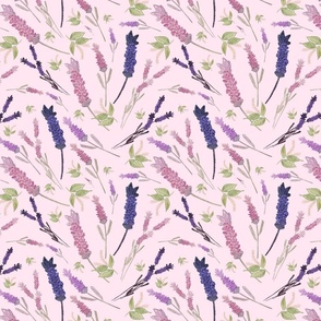 Lavender Sprays (pastel pink)