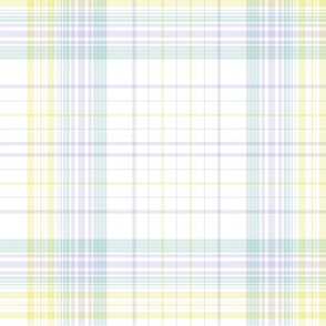 White And Pastel Plaids , Tartans , Checks  large