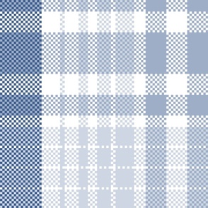 Blue Plaids , Tartans , Checks 31.40in x 31.40in