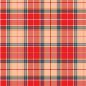 Red Tartan Decor Fabric, Wallpaper and Home Decor