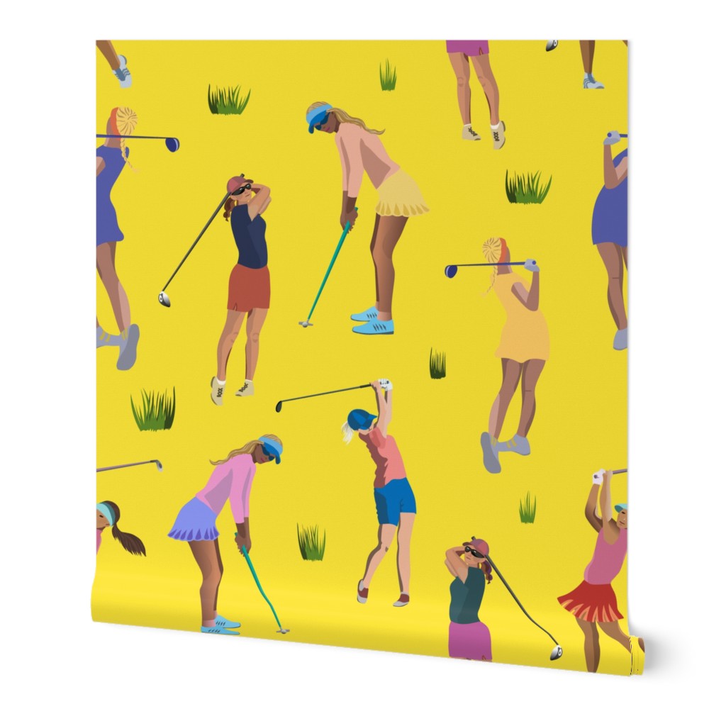 Golf Girl - sunshine yellow - tiny
