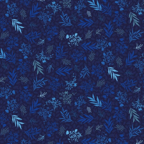 dark blue jungle night