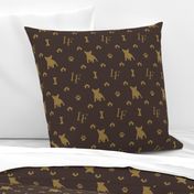 Louis Frenchie Bulldog Luxury Dog Attire Print