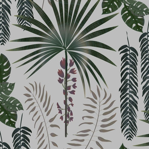 Moody tropical jungle gray by TRForsman