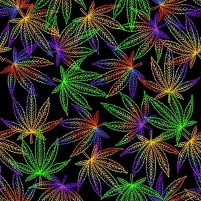 Marijuana Fabric, Wallpaper and Home