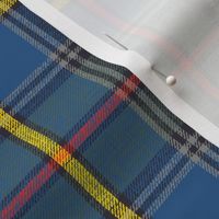 Green MacLeod tartan, 6" muted custom, slubbed double grey stripe