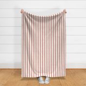 Ticking Stripe vertical - Vintage Red - Medium