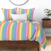 Bright pastel rainbow stripe 2 - vertical (large)
