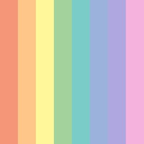Bright pastel rainbow stripe 2 - vertical (medium)