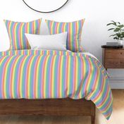 Bright pastel rainbow stripe 2 - vertical (small)