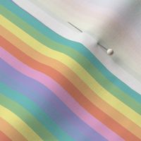 Bright pastel rainbow stripe 2 - vertical (mini)