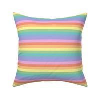 Bright pastel rainbow stripe 2 - horizontal (small)