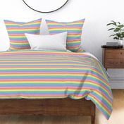 Bright pastel rainbow stripe 2 - horizontal (small)