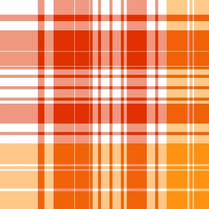 Pumpkin Halloween Plaids , Tartans , Checks  20.00in x 20.00in