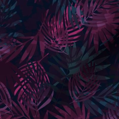 Midnight Foliage in Plum