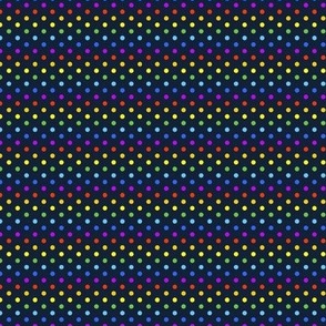 (XS) Dots XS Rainbow on anthracite grey