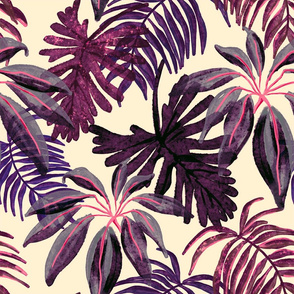 Tropical,exotic leaves pattern 