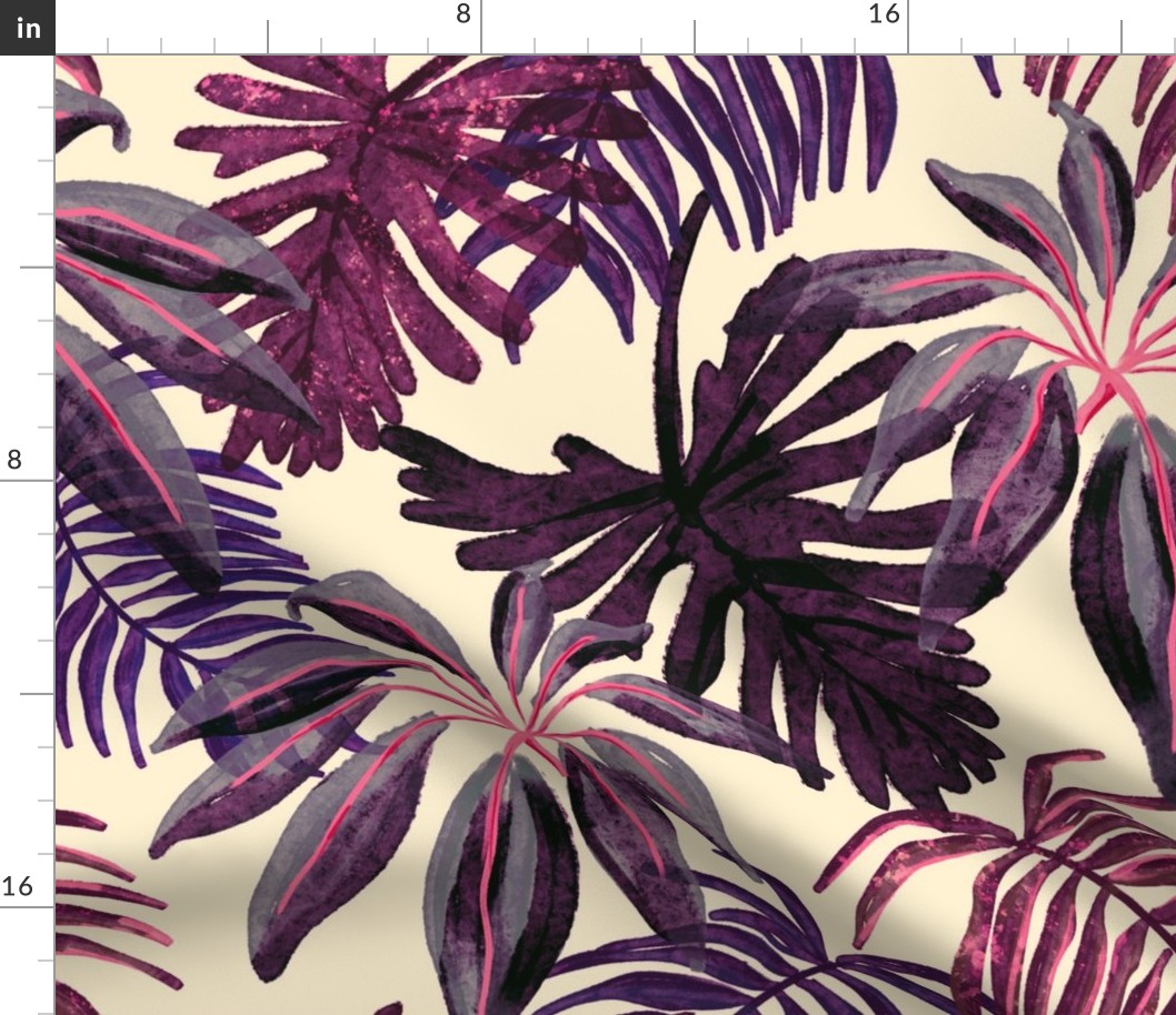 Tropical,exotic leaves pattern 