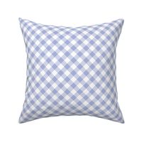 Gingham Small | Soft Warm Blue + White