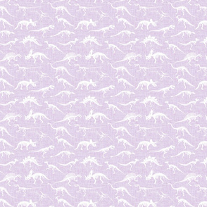 white lilac small dinosaur bones