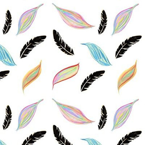 Feathers from above 
