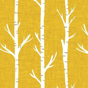goldie linen birch trees