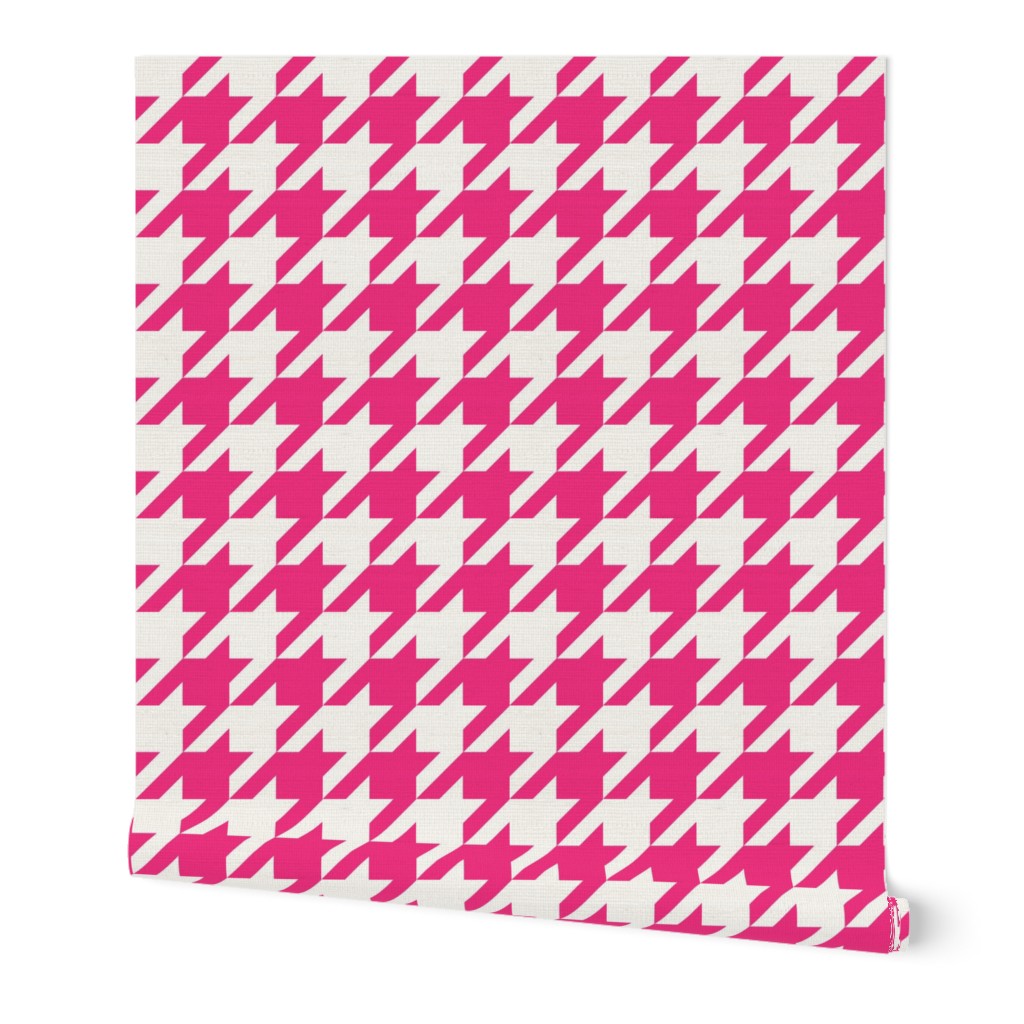 Houndstooth Check //Hot Pink ((Small))