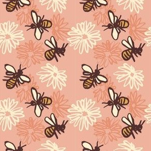 Bees and Flowers 