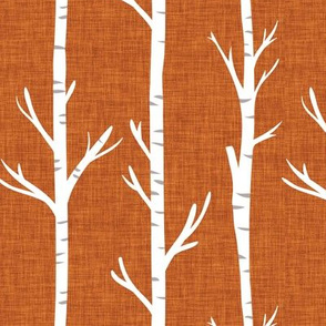 31-7 linen birch trees