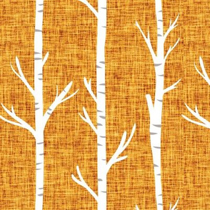 butterscotch linen no. 2 birch trees