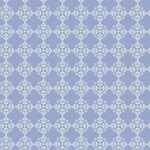 purple classic style bees flourette emblem fleur de lis cottage core decor drapery fabric bedding feminine vintage inspired pattern TerriConradDesigns