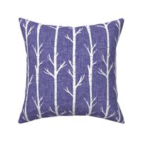 lavender linen no. 1 birch trees